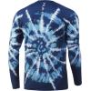 imageHUK Mens Pattern Pursuit Long Sleeve Performance Fishing ShirtSpiral Dye  Deep Ocean Blue