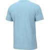 imageHUK Mens Performance Fishing Logo Tee Short Sleeve QuickDryCrystal Blue