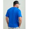 imageHUK Mens Performance Fishing Logo Tee Short Sleeve QuickDryLogo  Ocean Blue