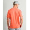 imageHUK Mens Performance Fishing Logo Tee Short Sleeve QuickDryStacked Logo  Fresh Salmon