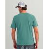 imageHUK Mens Performance Fishing Logo Tee Short Sleeve QuickDryStacked Logo  North Atlantic