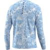 imageHUK Mens Pursuit Crew Long Sleeve Sun Protecting Fishing ShirtFin Flats  Crystal Blue