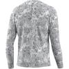 imageHUK Mens Pursuit Crew Long Sleeve Sun Protecting Fishing ShirtFin Flats  Harbor Mist