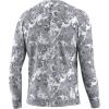imageHUK Mens Pursuit Crew Long Sleeve Sun Protecting Fishing ShirtFin Flats  Volcanic Ash