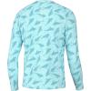 imageHUK Mens Pursuit Crew Long Sleeve Sun Protecting Fishing ShirtRooster Wake  Island Paradise