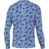 imageHUK Mens Pursuit Crew Long Sleeve Sun Protecting Fishing ShirtRooster Wake  Wedgewood