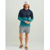 imageHUK Mens Pursuit Graphic Hoodie Sun Protecting Fishing Shirt with HoodStorm Blue