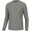 imageHUK Mens Pursuit Graphic Long Sleeve Sun Protect Fishing ShirtBorn Huk  Heather Moss