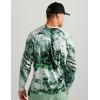 imageHUK Mens Pursuit Pattern Crew Sleeve Performance ShirtMossy Oak  Fog Green