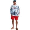imageHUK Mens Pursuit Pattern Crew Sleeve Performance ShirtMossy Oak  Windsurfer