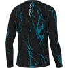 imageHUK Mens Pursuit Pattern Performance Long Sleeve ShirtKelp Wash  Heather Black
