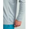 imageHUK Mens Pursuit Patterned Crew Performance Fishing Long Sleeve ShirtHarbor Mist