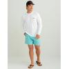 imageHUK Mens Pursuit Patterned Crew Performance Fishing Long Sleeve ShirtWhite 40