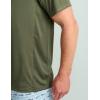 imageHUK Mens Pursuit Short Sleeve Performance Shirt  Sun ProtectionMoss