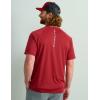 imageHUK Mens Pursuit Short Sleeve Performance Shirt  Sun ProtectionScarlet Blaze