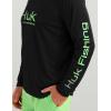 imageHUK Mens Pursuit Vented Long Sleeve 30 UPF Fishing ShirtBlack 20