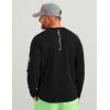 imageHUK Mens Pursuit Vented Long Sleeve 30 UPF Fishing ShirtBlack 20