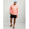 imageHUK Mens Pursuit Vented Long Sleeve 30 UPF Fishing ShirtFresh Salmon Heather