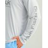 imageHUK Mens Pursuit Vented Long Sleeve 30 UPF Fishing ShirtHarbor Mist