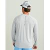 imageHUK Mens Pursuit Vented Long Sleeve 30 UPF Fishing ShirtHarbor Mist