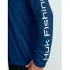 imageHUK Mens Pursuit Vented Long Sleeve 30 UPF Fishing ShirtNaval Academy