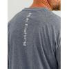 imageHUK Mens Pursuit Vented Long Sleeve 30 UPF Fishing ShirtNaval Academy Heather