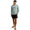 imageHUK Mens Pursuit Vented Long Sleeve 30 UPF Fishing ShirtNight Owl Heather