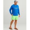 imageHUK Mens Pursuit Vented Long Sleeve 30 UPF Fishing ShirtOcean Blue