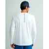 imageHUK Mens Pursuit Vented Long Sleeve 30 UPF Fishing ShirtWhite  New