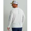 imageHUK Mens Pursuit Vented Long Sleeve 30 UPF Fishing ShirtWhite 20