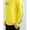imageHUK Mens Pursuit Vented Long Sleeve 30 UPF Fishing ShirtYellowfin