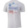 imageHUK Mens Short Sleeve Tee  Performance Fishing TShirtWhite