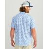 imageHUK Mens Standard Kona Pattern Short Sleeve Fishing Button Down Shirt Fresh Salmon