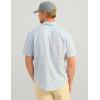 imageHUK Mens Standard Kona Pattern Short Sleeve Fishing Button Down Shirt Ocean Blue 20