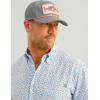 imageHUK Mens Standard Kona Pattern Short Sleeve Fishing Button Down Shirt Ocean Blue 20
