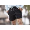 imageHUK Mens Volley 55quot Elastic Waist QuickDry Swim ShortsBlack