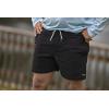 imageHUK Mens Volley 55quot Elastic Waist QuickDry Swim ShortsBlack