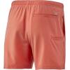 imageHUK Mens Volley 55quot Elastic Waist QuickDry Swim ShortsFusion Coral