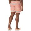 imageHUK Mens Volley 55quot Elastic Waist QuickDry Swim ShortsKai  Fusion Coral