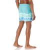 imageHUK Mens Volley 55quot Elastic Waist QuickDry Swim ShortsSalt Dye  Beach Glass