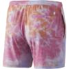 imageHUK Mens Volley 55quot Elastic Waist QuickDry Swim ShortsTie Dye  Beach Peach