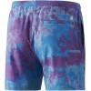 imageHUK Mens Volley 55quot Elastic Waist QuickDry Swim ShortsTie Dye  Blue Radiance