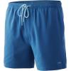 imageHUK Mens Volley 55quot Elastic Waist QuickDry Swim ShortsTitanium Blue