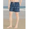 imageHUK Mens Volley 55quot Elastic Waist QuickDry Swim ShortsTuna Volley  Deep Ocean Blue