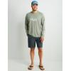 imageHUK Pursuit Heather Long Sleeve Fishing Shirt for MenHeather Moss