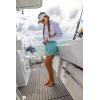 imageHUK Pursuit Volley Pattern QuickDry Shorts for WomenBatiki  Marine Blue