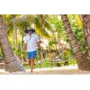 imageHUK Straw Wide Brim Fishing ampamp Beach Hat for MenHukdana  Crystal Blue