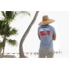 imageHUK Straw Wide Brim Fishing ampamp Beach Hat for MenHukdana  Crystal Blue