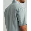 imageHUK Tide Point Solid Short Sleeve Shirt Button Down for MenHarbor Mist