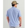 imageHUK Tide Point Solid Short Sleeve Shirt Button Down for MenLightning Sky